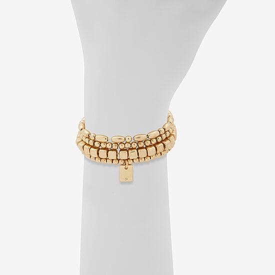 A.N.A Gold Tone Womens 4-pc. Bracelet Set