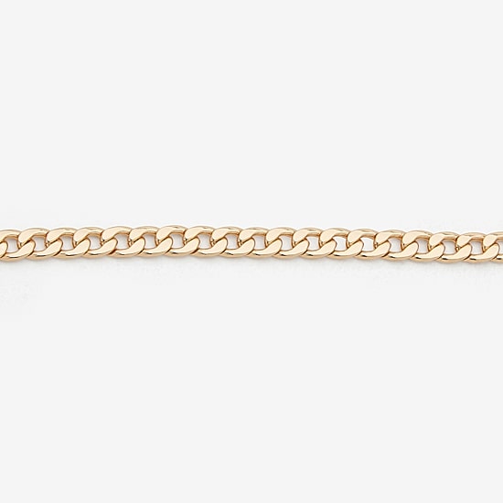 Worthington Toggle Charm Womens 8 Inch Curb Chain Bracelet