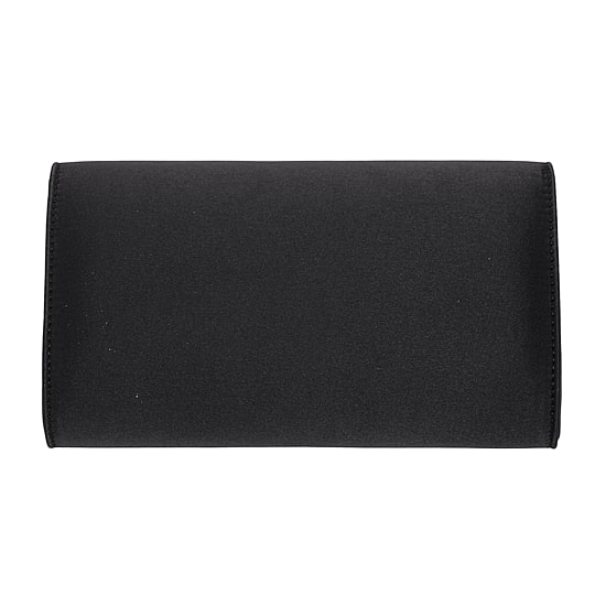 N By Nina Frily Rosette Emebellished Flap Clutch Evening Bag