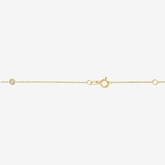 Diamond Addiction (G-H / Si2-I1) Womens 1/3 CT. T.W. Lab Grown White Diamond 10K Gold Pendant Necklace