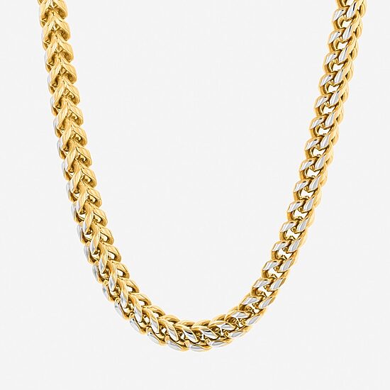 Mens Stainless Steel 24 Inch Link Chain Necklace
