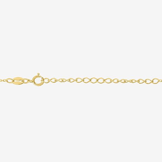 Diamond Addiction North Star (I-J / Si2-I1) Womens 1/10 CT. T.W. Lab Grown White Diamond 14K Gold Over Silver Star 18 Inch Pendant Necklace