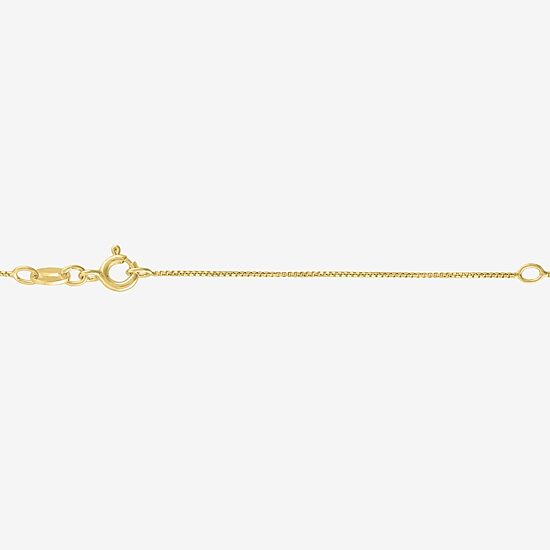 Diamond Blossom (G-H / I1-I2) Womens 1/4 CT. T.W. Lab Grown White Diamond 14K Gold Over Silver Sterling Silver Cross 16 Inch Pendant Necklace