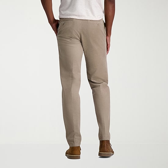 Haggar Corduroy Mens Straight Fit Flat Front Pant