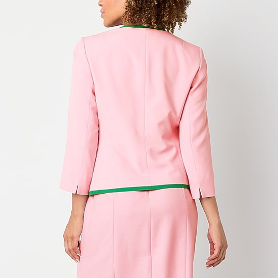 Black Label by Evan-Picone Womens Classic Fit Suit Jacket