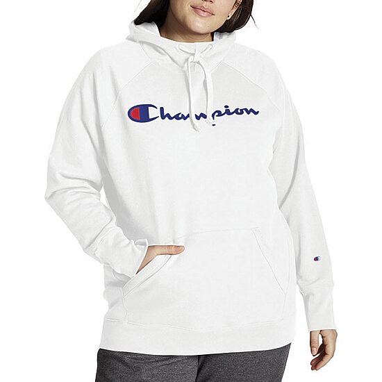 Champion Womens Long Sleeve Fleece Active Plus Hoodie