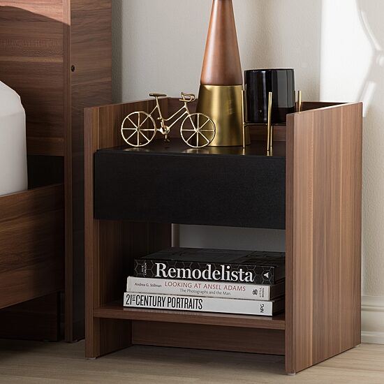 Vanda Bedroom Collection 1-Drawer Nightstand