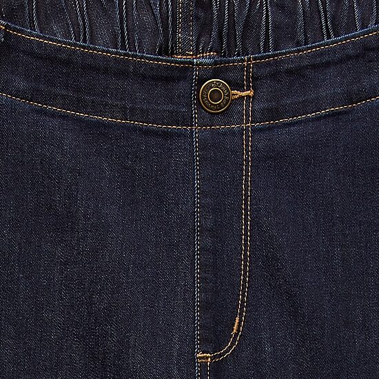 St. John's Bay Plus Adaptive "Seated" Womens Mid Rise Straight Leg Jean