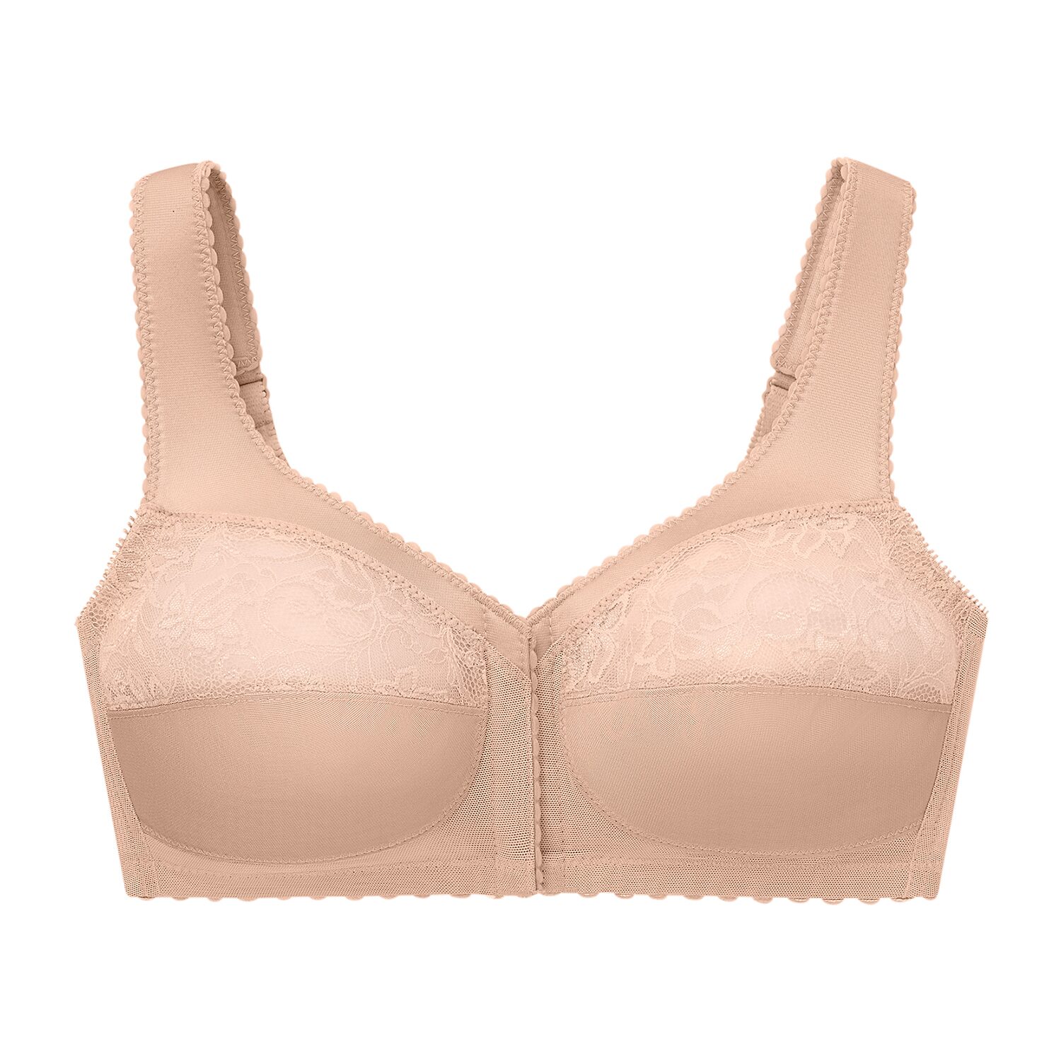 Glamorise MagicLift® Front-Closure Support Wirefree Bra-1200