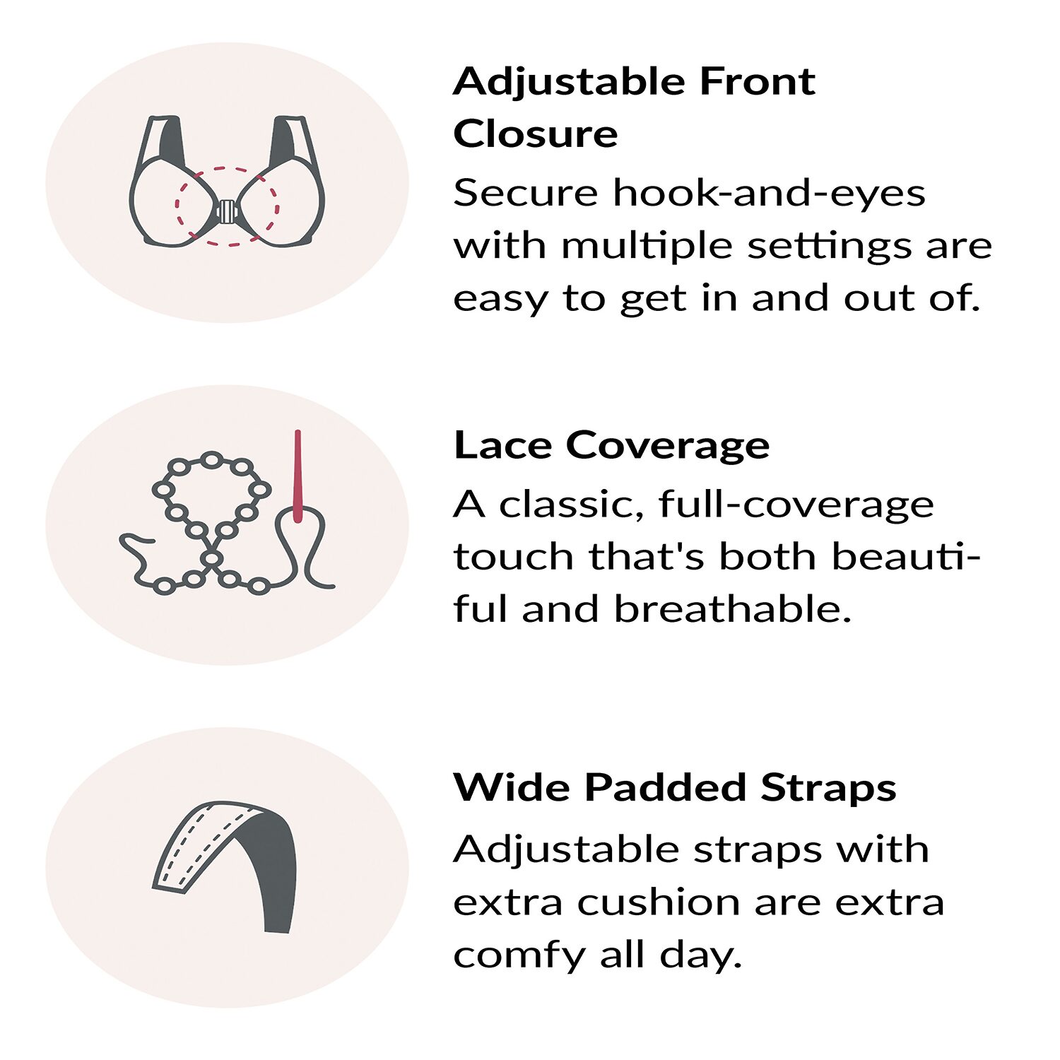 Glamorise MagicLift® Front-Closure Support Wirefree Bra-1200