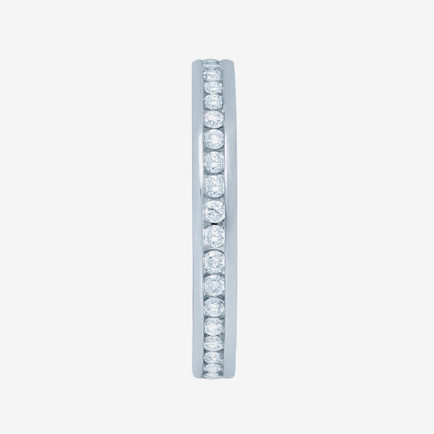 1/2 CT.T.W. Natural Diamond 14K White Gold Eternity Band