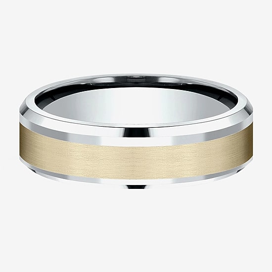 Mens 6MM 10K Gold Wedding Band