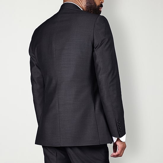 Steve Harvey Shantung Mens Classic Fit Suit Jacket