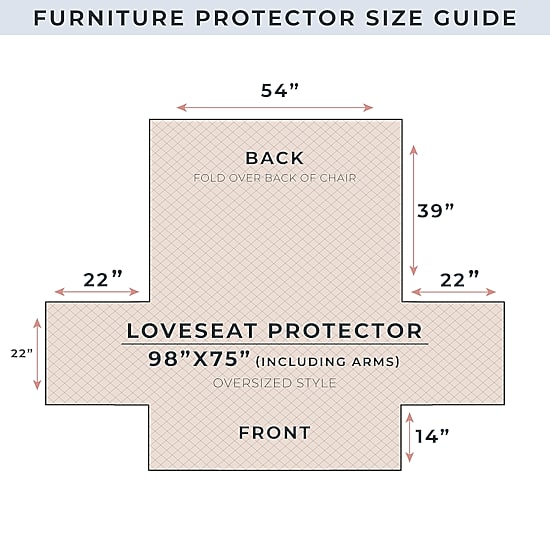 Linery Floral Loveseat Protector