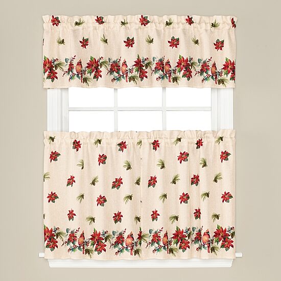 Saturday Knight Holiday Elegance Rod Pocket Window Tier