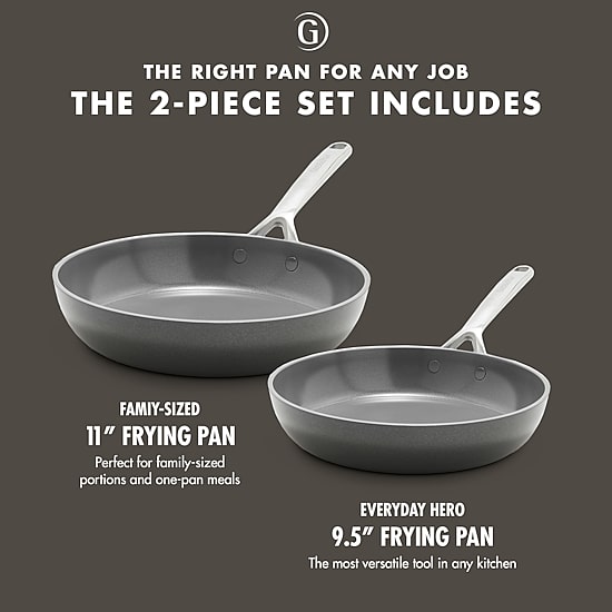 GreenPan GP5 Cearmic Non-Stick 2-pc. Frypan Set