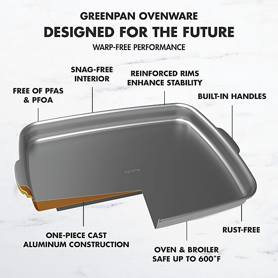 GreenPan 9"X13" Non-Stick Rectangle Cake Pan