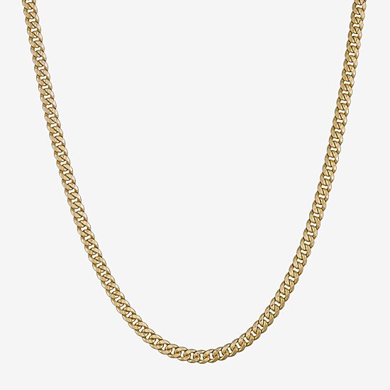 Made in Italy Unisex Adult 14K Gold 22 Inch Curb Chain Necklace