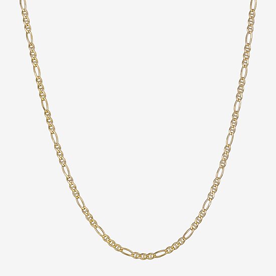 Made in Italy Unisex Adult 14K Gold 18 Inch Fashion Chain Necklace