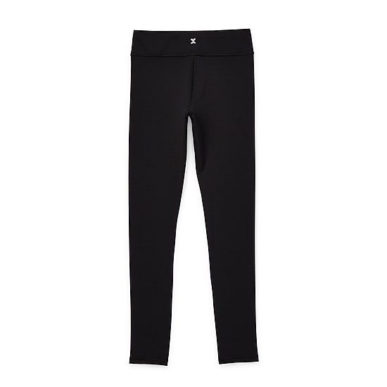 Xersion Must Have Little & Big Kid Girls Quick Dry High Rise Knit 24" Active Full Length Leggings