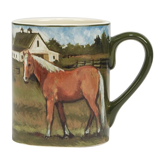 Certified International York Stables 4-pc. Coffee Mug