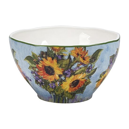 Certified International Sunflower Bouquet Serving Bowl