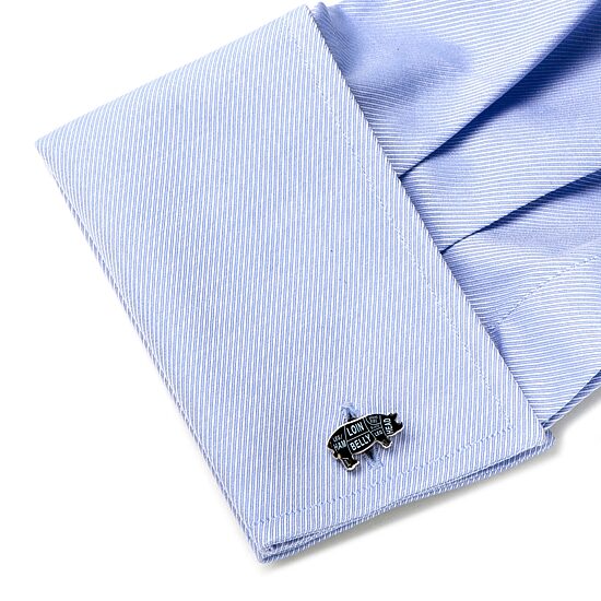 Pork Butcher Cuts Cuff Links
