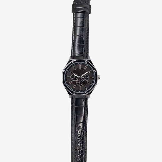 Mens Black 3-pc. Watch Boxed Set Mac7097jc