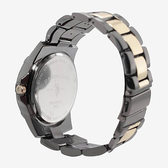 U.S. Polo Assn. Mens Two Tone Bracelet Watch Usc80716jc