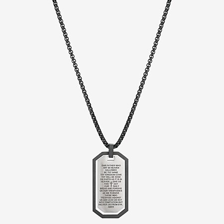Shaquille O'Neal XLG™ Mens White Cubic Zirconia Stainless Steel
