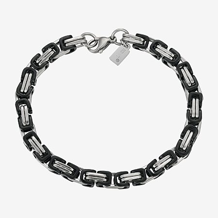 Mens Figaro Bracelet Stainless Steel - JCPenney