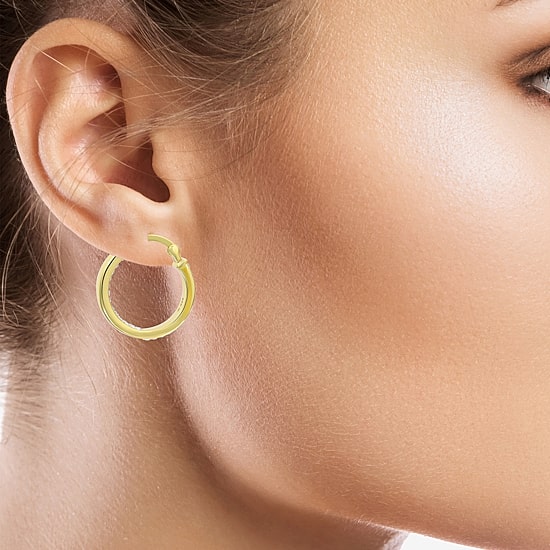 Inside-Out Crystal Hoop Earrings 2-Pair Set
