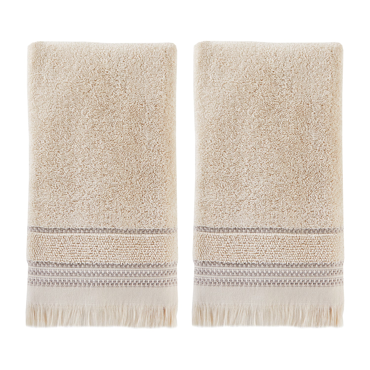 Saturday Knight Neutral Nuances Jude 2-pk Hand Towels
