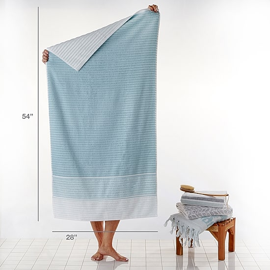 Saturday Knight Neutral Nuances Planet Ombre Bath Towel