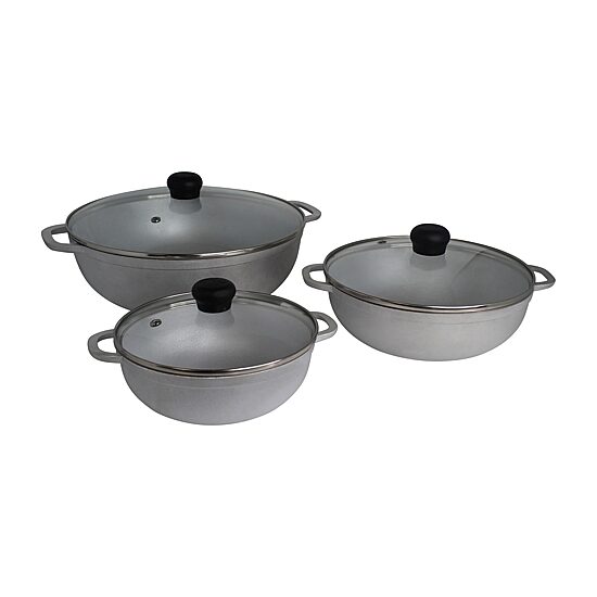 IMUSA Basic 6-pc. Caldero Set with Glass Lids