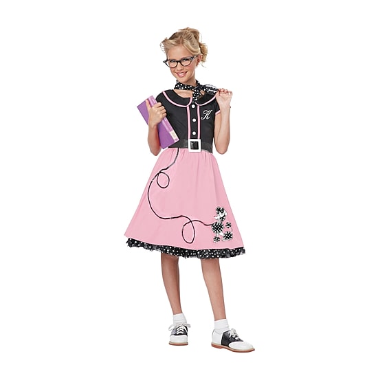 Little & Big Kid Girls 50s Sweetheart Costume