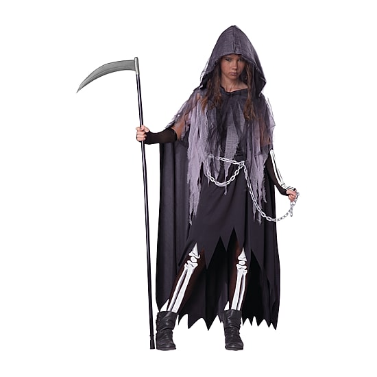 Little & Big Kid Girls Miss Reaper Costume
