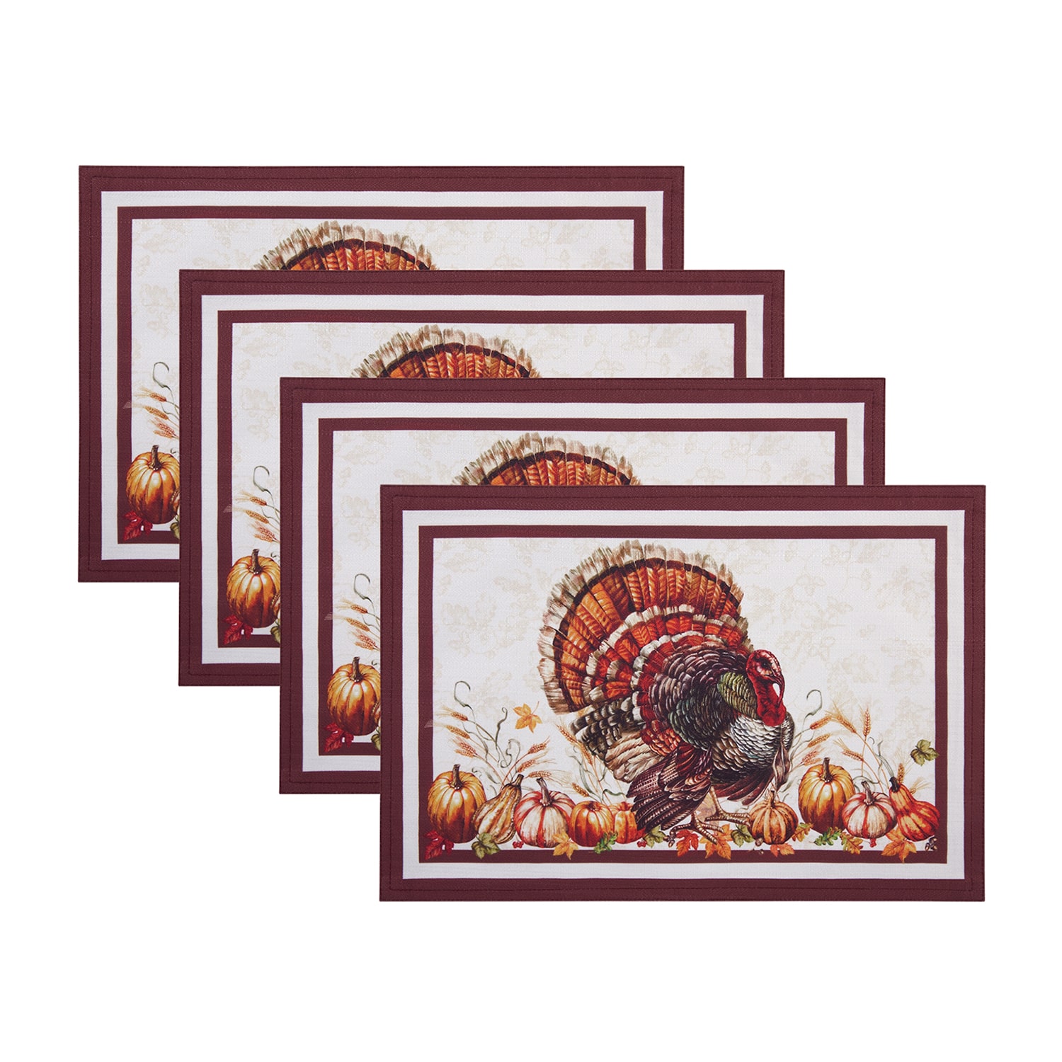 Threadmade Heritage Turkey 4-pc. Placemat