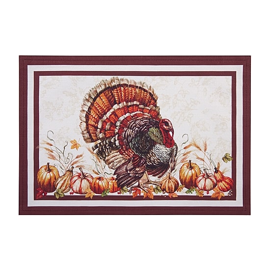 Threadmade Heritage Turkey 4-pc. Placemat