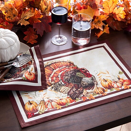 Threadmade Heritage Turkey 4-pc. Napkins