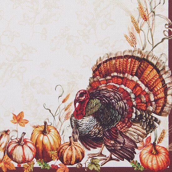 Threadmade Heritage Turkey 4-pc. Napkins