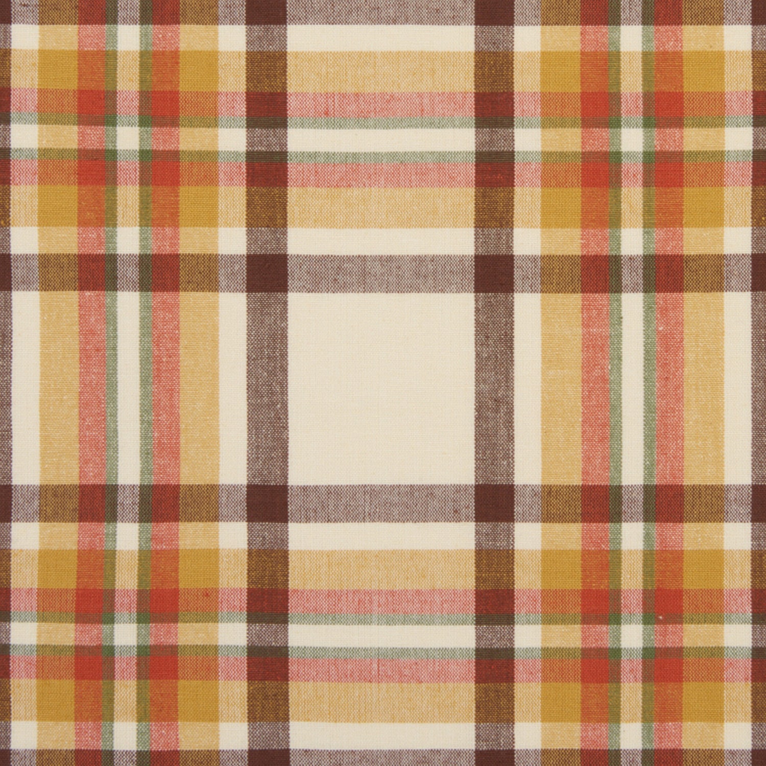 Threadmade Harvest Russet Plaid Tablecloth