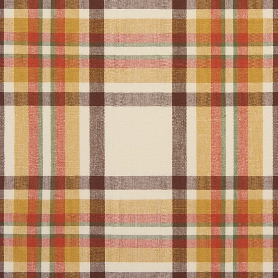 Threadmade Harvest Russet Plaid Table Runner