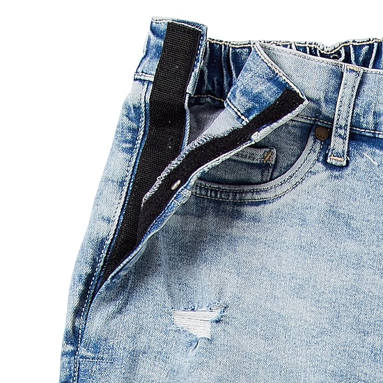 A.N.A Plus Womens High Rise Adaptive Slim Straight Leg Jean