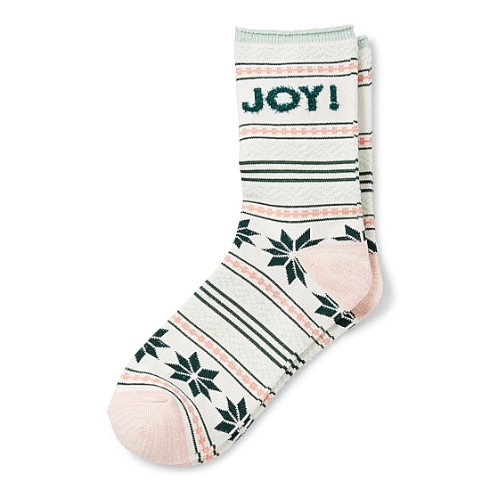 Mixit Womens 1 Pair Crew Socks
