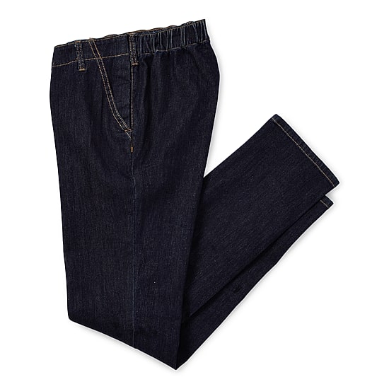 St. John's Bay Womens Mid Rise Adaptive Seated Wear Straight Leg Jean