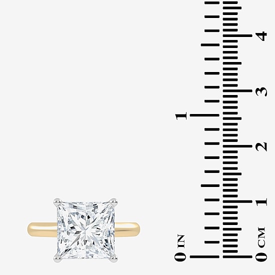(G-H / Vs2-Si1) Womens 3 CT. T.W. Lab Grown White Diamond 14K Gold Solitaire Engagement Ring
