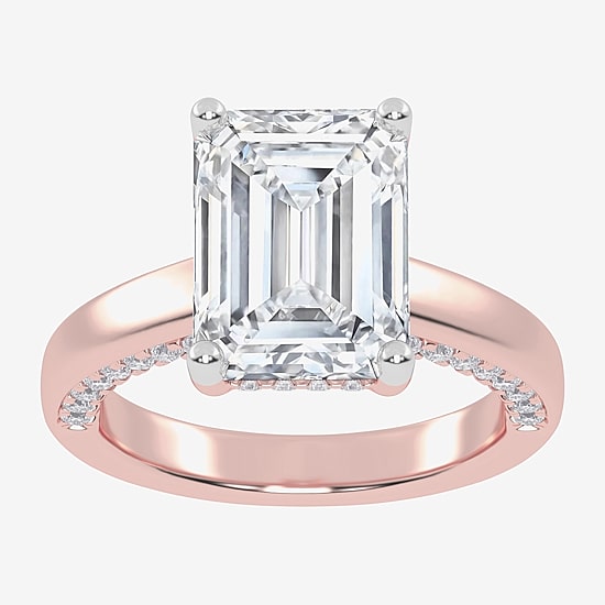(G-H / Vs2-Si1) Womens 3 1/2 CT. T.W Lab Grown White Diamond 14K Gold Solitaire Engagement Ring