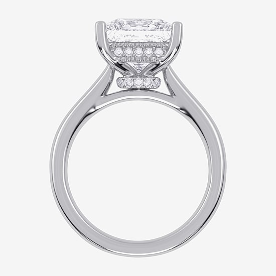 (G-H / Vs2-Si1) Womens 4 1/5 Ct. T.W. Lab Grown White Diamond 14K Gold Solitaire Engagement Ring