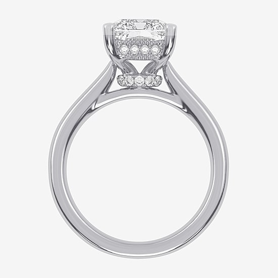(G-H / Vs2-Si1) Womens 4 1/5 Ct. T.W. Lab Grown White Diamond 14K Gold Solitaire Engagement Ring